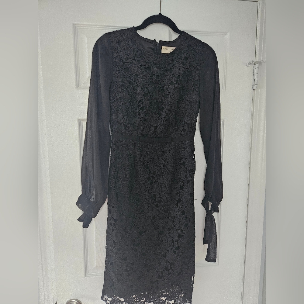 Rachel Parcell black lace dress
